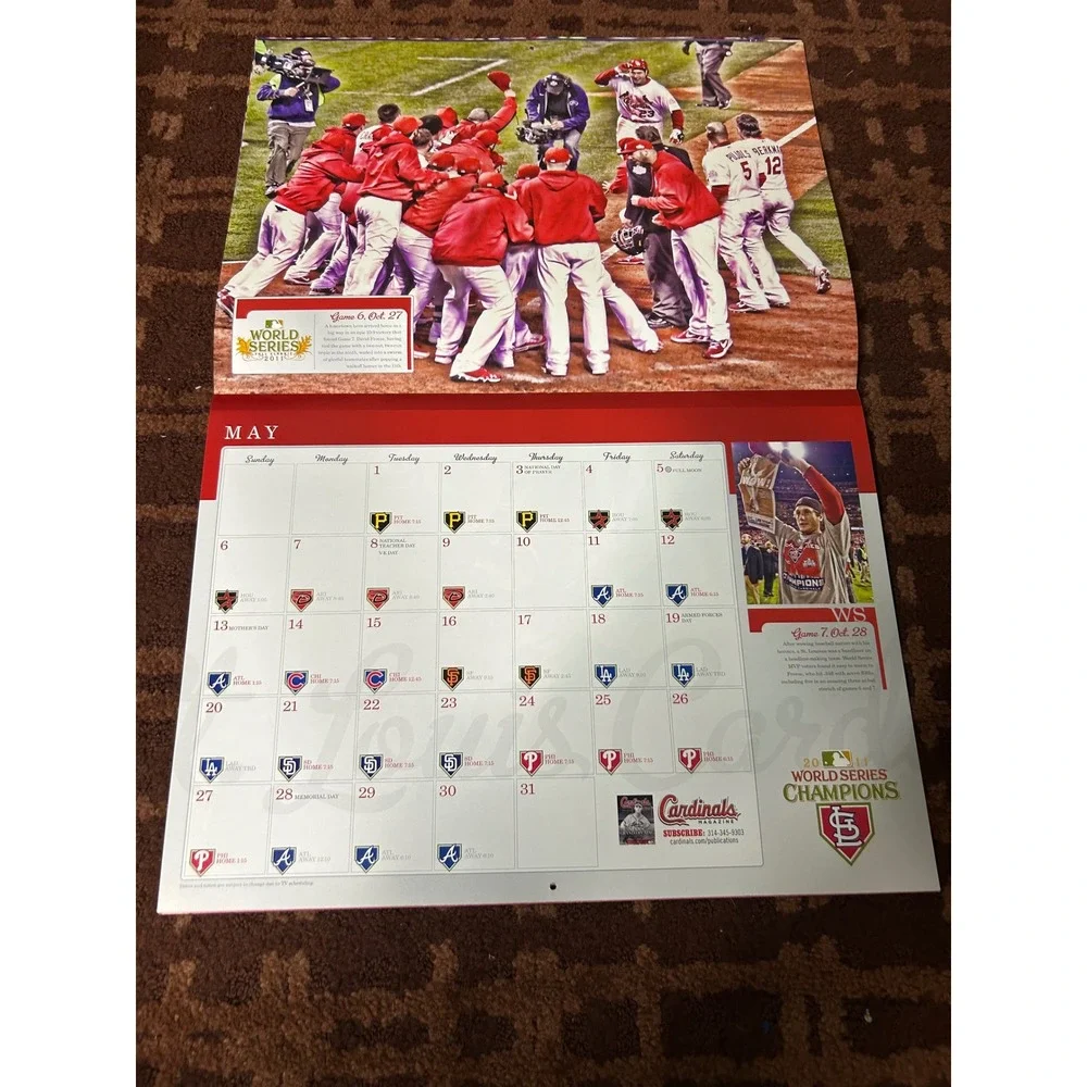 St. Louis Cardinals 2012 World Series Champions Official Calendar‎